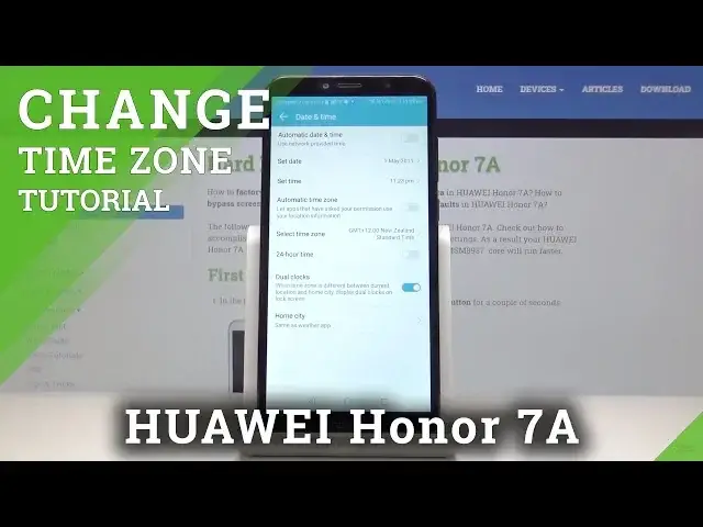 Video thumbnail for How to Set Up Date & Timer in HUAWEI Honor 7a