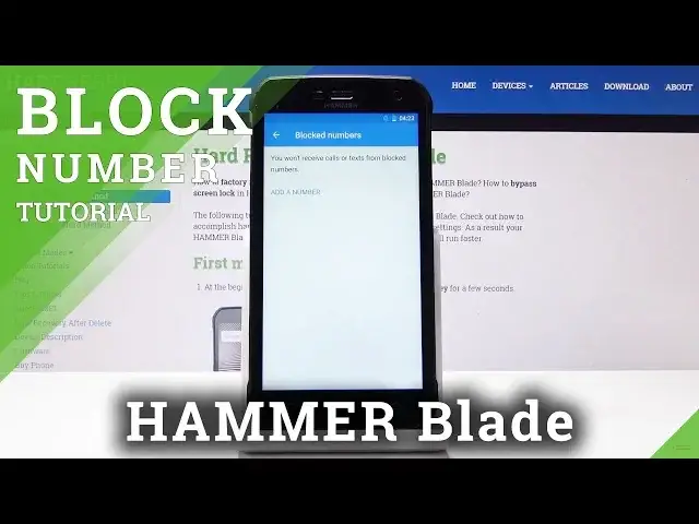 'Video thumbnail for How to Block Calls in HAMMER Blade - Block Number'