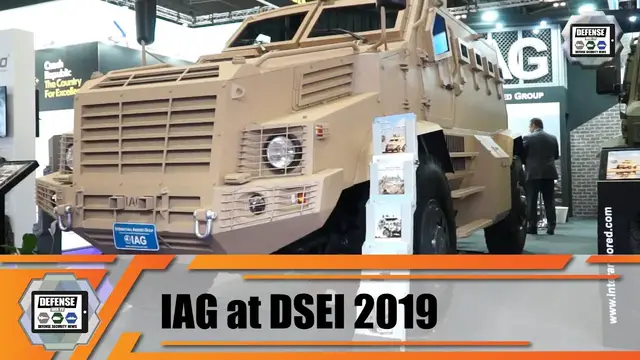 'Video thumbnail for IAG from UAE unveils new RILA Xtreme MRAP and promotes Guardian Xtreme MRAP at DSEI 2019 London UK'