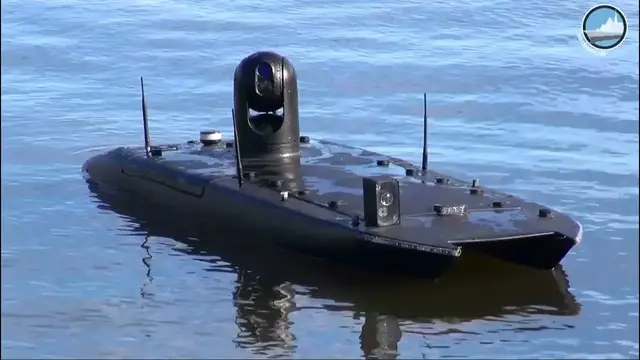 'Video thumbnail for MARTAC MANTAS unmanned surface vehicle USV'