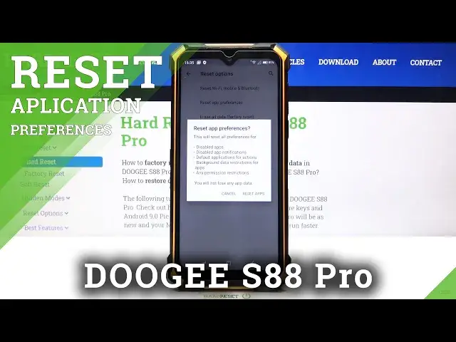 'Video thumbnail for How to Reset App Preferences in DOOGEE S88 Pro – App Defaults'