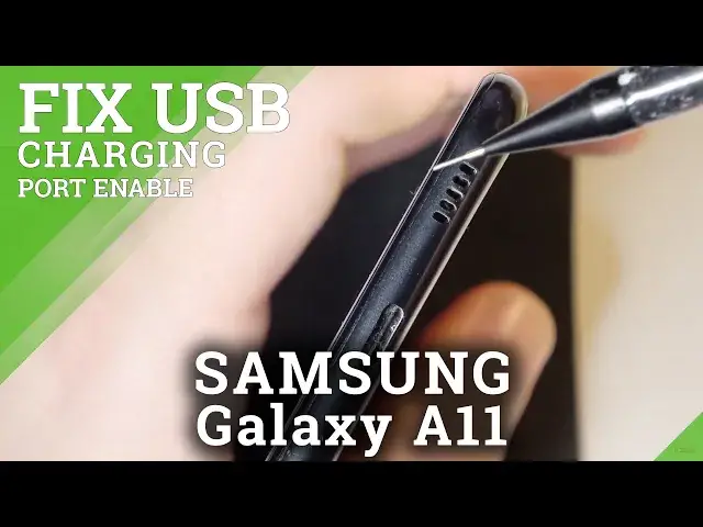 Video thumbnail for How to Fix USB C Charging Port in Samsung Galaxy A11? With Household Item