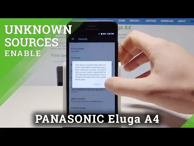 'Video thumbnail for How to Enable Unknown Sources in PANASONIC Eluga A4 - App Installation'