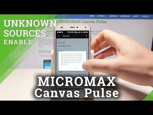 Video thumbnail for Unknown Sources in MICROMAX Canvas Pulse 4G E451 - Allow App Installation