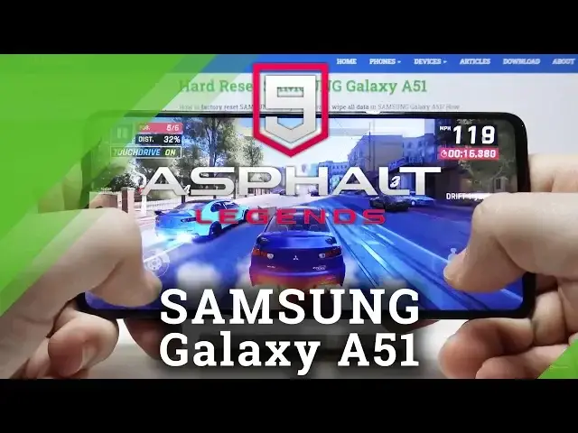 'Video thumbnail for Asphalt Legends 9 on SAMSUNG Galaxy A51 – Check Performance'