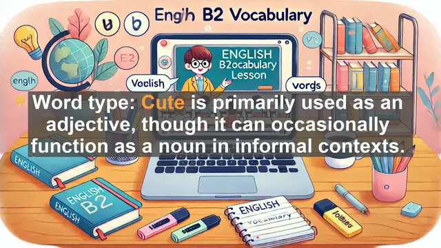 Video thumbnail for 1500 Must Know CEFR B2 Vocabulary - The Surprising Depth of 'Cute': More Than Just Adorable