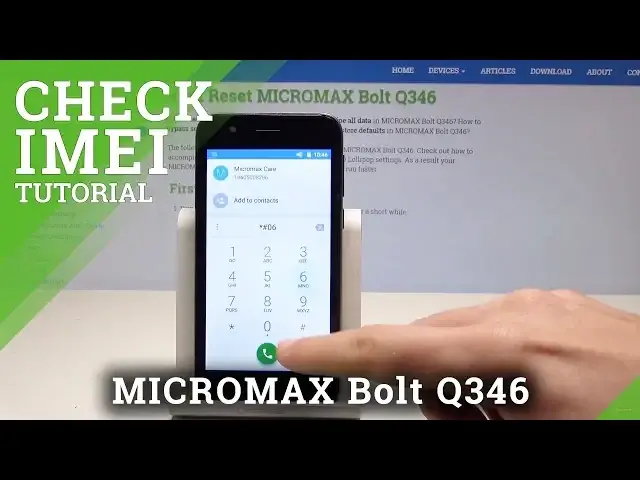 'Video thumbnail for How to Check IMEI in Micromax Bolt Q346 - Serial Number Checking'