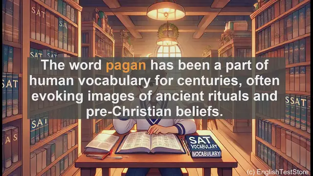 Video thumbnail for 5000 Must Know SAT Vocabulary - Pagan: SAT Vocabulary and Cultural Context Explained
