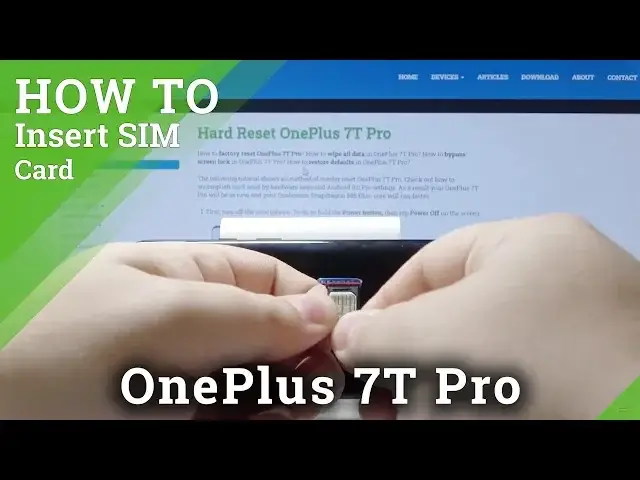 Video thumbnail for How to Insert Nano SIM into OnePlus 7T Pro - Find Card Slot / Card Input
