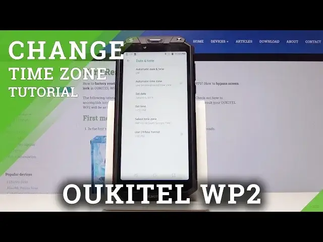 'Video thumbnail for How to Change Date & Time on OUKITEL WP2 - Date & Time Set Up'