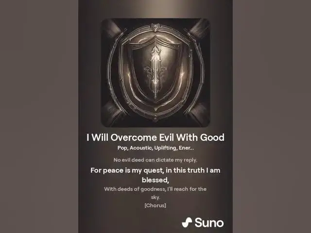 Video thumbnail for I Will Overcome Evil With Good