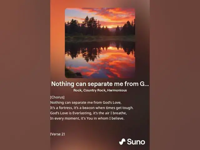 Video thumbnail for Nothing can separate me from God’s Love #christiansongs #countrygospelsongs #gospelsongs