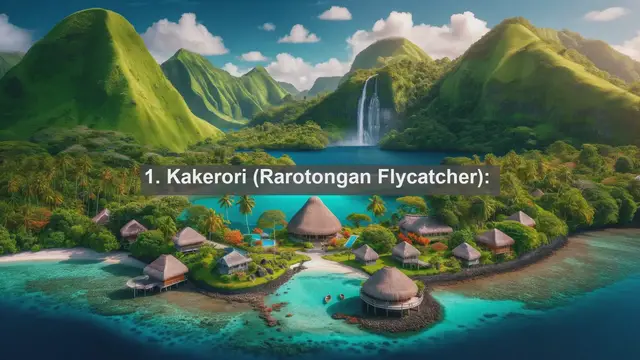 Video thumbnail for Top 10 native fauna in Cook Islands