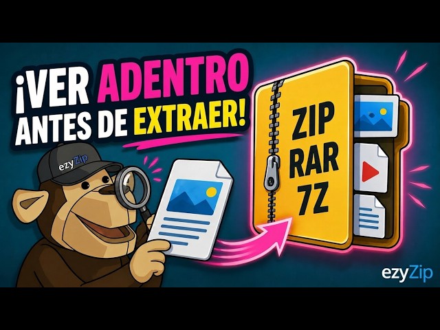 Video thumbnail for 📦 Previsualiza Archivos Dentro De ZIP, RAR Y 7z Sin Extraerlos