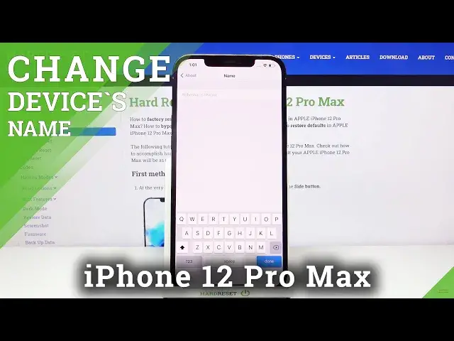 'Video thumbnail for How to Change Device Name on iPhone 12 Pro Max – iOS Personalization'