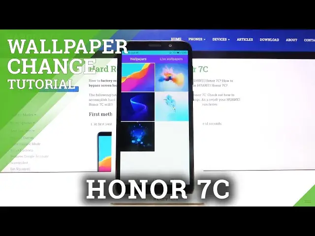 'Video thumbnail for How to Set Up New Wallpaper in Honor 7C - Change Wallpaper'