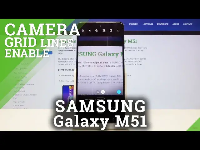 Video thumbnail for How to Turn On/Turn Off Camera Gridlines in SAMSUNG Galaxy M51 – Customize Camera Options