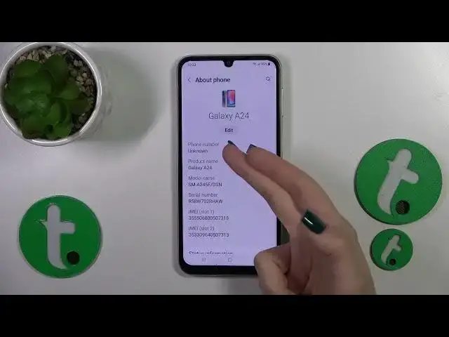 'Video thumbnail for How to Check Device Model on Samsung Galaxy A24?'