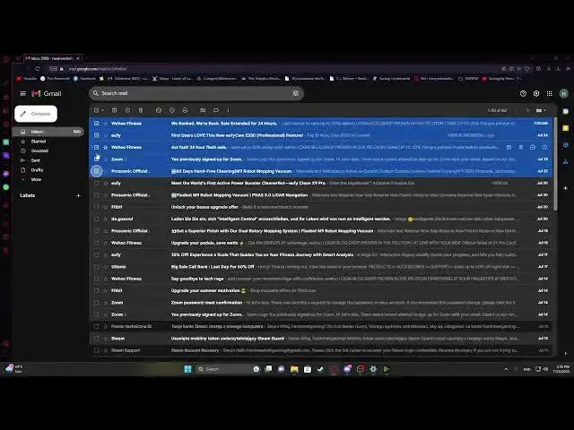 Video thumbnail for How To Select & Delete Multiple Mails On Gmail