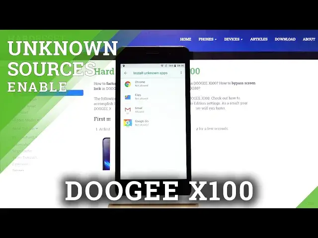 'Video thumbnail for How to Allow Unknown Sources in DOOGEE X100 – Allow App Installation'