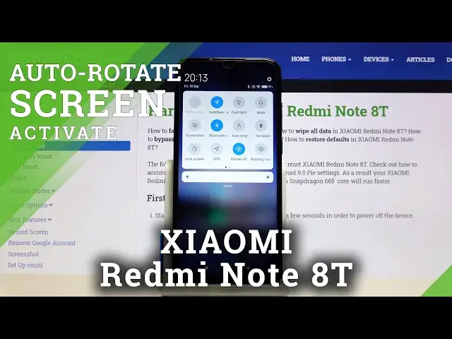 'Video thumbnail for How to Turn On/Off Auto Rotate Screen on Xiaomi Redmi Note 8T - Manage Display Settings'