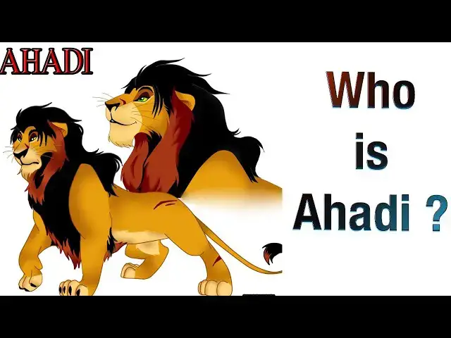Video thumbnail for Who is Ahadi in "The Lion King" ?