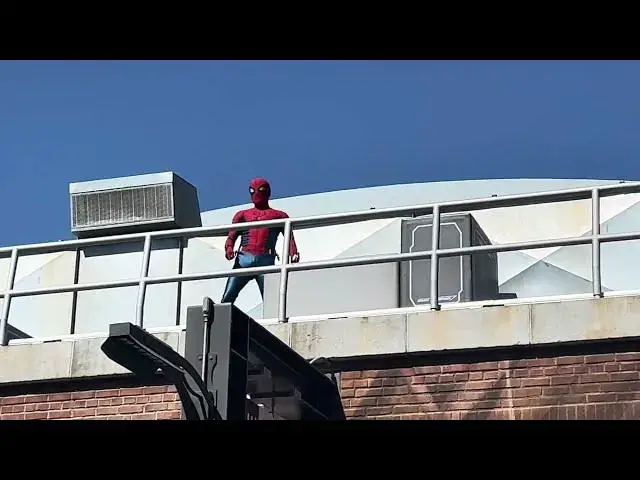Video thumbnail for Amazing Spider-Man at Disney California Adventure Avenger's Campus 🕷 #amazingspiderman #disney