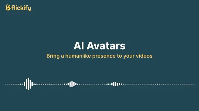 Video thumbnail for Flickify - AI Avatars with Example