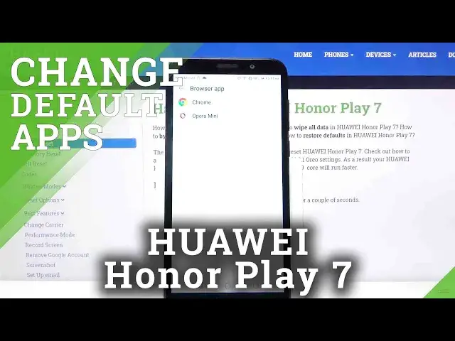 Video thumbnail for How to Change Default Applications in HUAWEI Honor Play 7 – Manage Default Apps