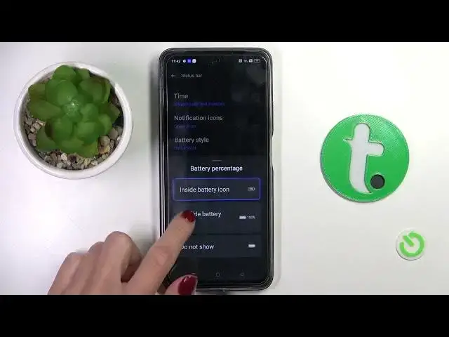 'Video thumbnail for How To Add Battery Percentage Mark in Realme C55'