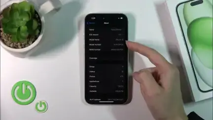 'Video thumbnail for How to Check Phone Model on iPhone 15  - Check Device Specs'