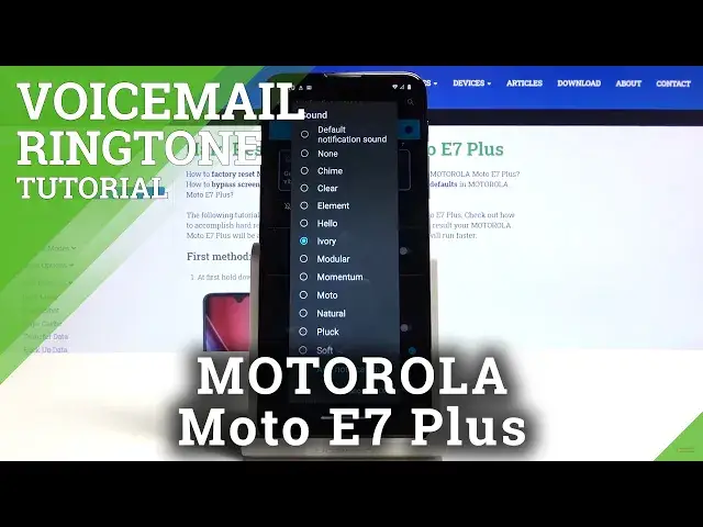 'Video thumbnail for Motorola Moto E7 Plus How to Change Voicemail Notification Sound'