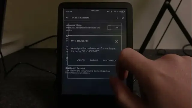 Video thumbnail for How to Unpair Bluetooth Devices on AMAZON Kindle Touch 11 | Manage Your Connections