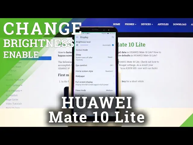 Video thumbnail for Brightness Settings - HUAWEI Mate 10 Lite & Auto-Brightness Option
