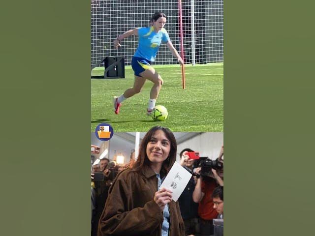 Video thumbnail for ¡ Aitana Bonmatí ya toca balón !