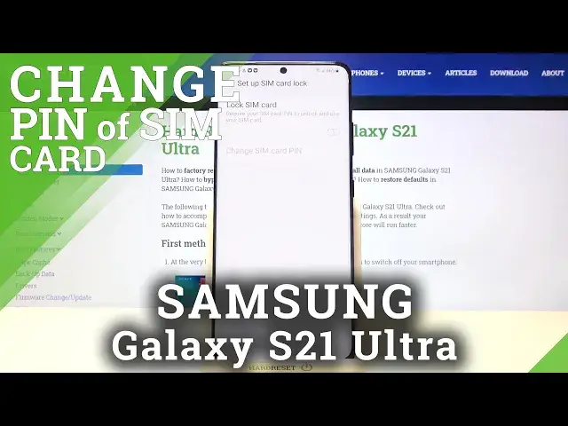 'Video thumbnail for How Remove SIM PIN from SIM Card on Samsung Galaxy S21 Ultra?'