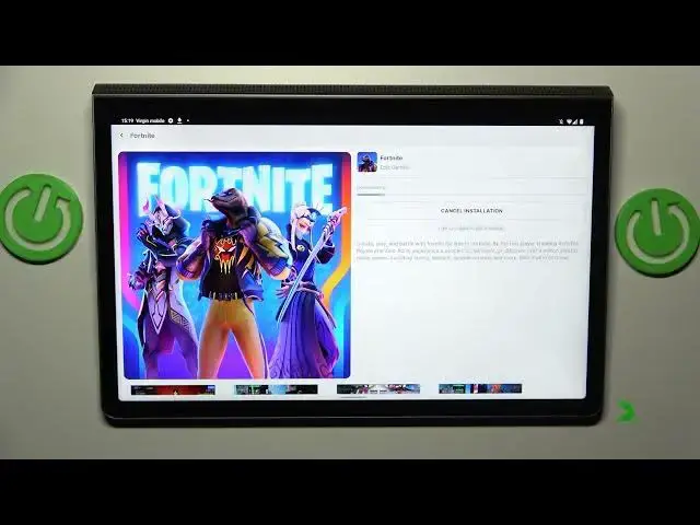 Video thumbnail for How to Download & Install Fortnite Game on a LENOVO Yoga Tab 11