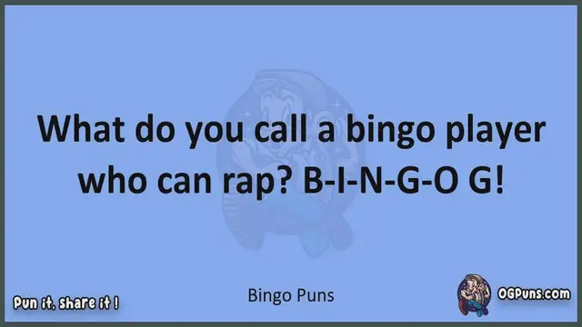 Video thumbnail for Bingo - Jokes, Puns, Wordplays, and Laughter