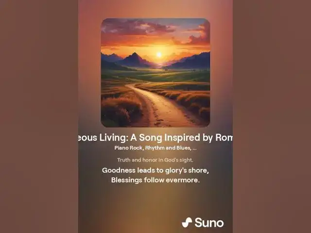 Video thumbnail for Righteous Living:  A Song Inspired by Romans 2