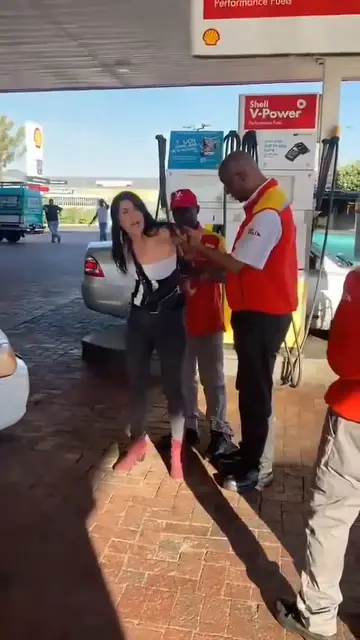Video thumbnail for Viral Video Captures Incident at South African Shell Garage