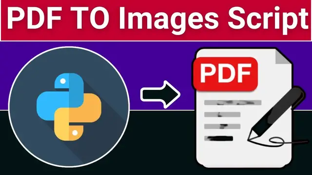 Video thumbnail for Python 3 Script to Export All Pages of PDF Document as PNG or JPG Images Using PyMuPDF Library