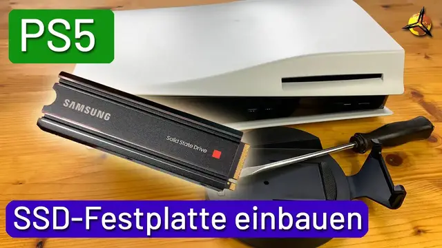 Video thumbnail for PS5: SSD-Festplatte einbauen - Anleitung