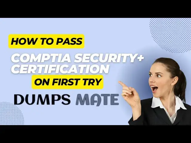 Video thumbnail for How to Pass the CompTIA Security+ Certification Exam on the First Try