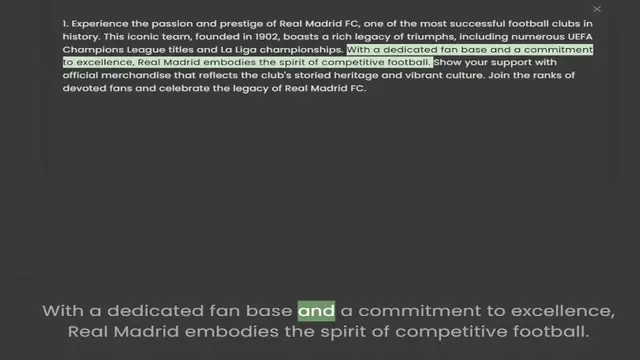 Video thumbnail for 1. Experience the passion and prestige of Real Madrid FC, one of the most successful football clubs in history. This iconic team, founded in 1902, boasts a rich legacy of triumphs, including numerous UEFA Champions League titles and La Li