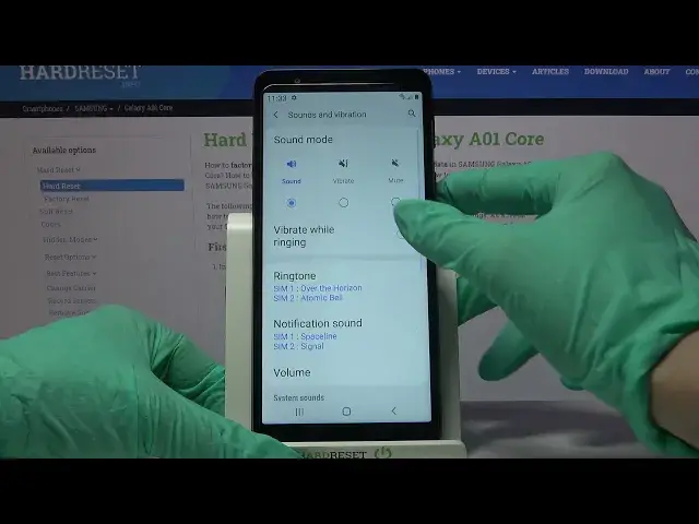 'Video thumbnail for How to Enter Vibration Settings in SAMSUNG Galaxy A01 Core - Manage Vibrations'
