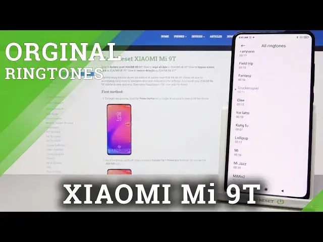 'Video thumbnail for XIAOMI Mi 9T Ringtone List'