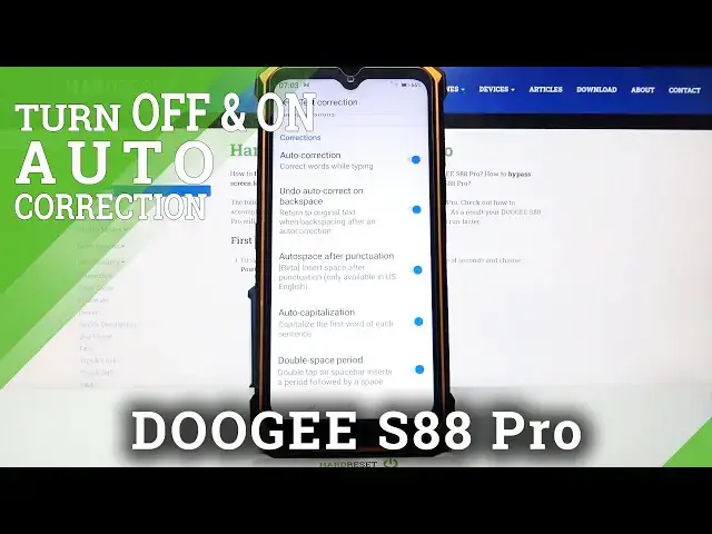 Video thumbnail for Keyboard Options - DOOGEE S88 Pro & Text Correction Feature Usage