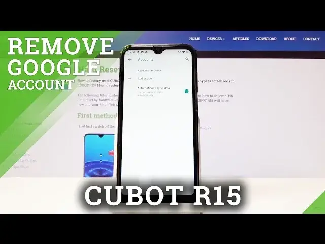 'Video thumbnail for How to Add & Remove Google User in CUBOT R15 - Google Account'