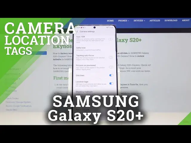 'Video thumbnail for How to Add Location Tags to Photo in Samsung Galaxy S20+'