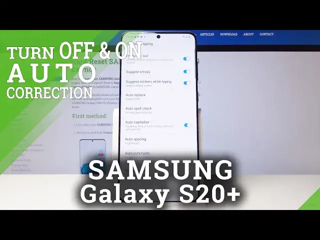 Video thumbnail for How to Enable Auto-Correction in Samsung Galaxy S20+ |  Android Text Replacement